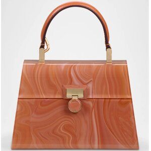 NEW Cult Gaia Sybil Nano Marble Acrylic Crossbody Bag